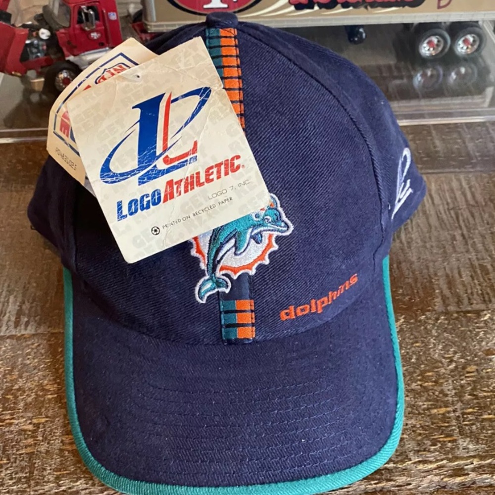 Miami Dolphins ProLine Logo Athletic Strapback Cap